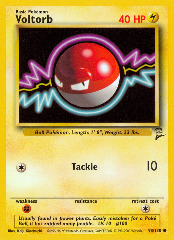 Voltorb (98/130) [Base Set 2] | Galactic Gamez