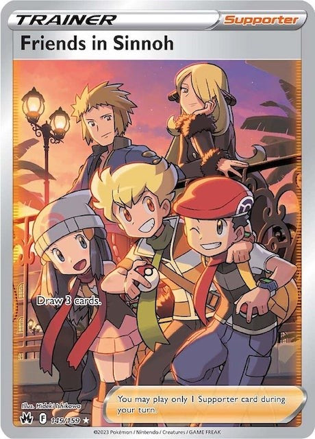 Friends in Sinnoh (149/159) (Full Art) [Sword & Shield: Crown Zenith] | Galactic Gamez