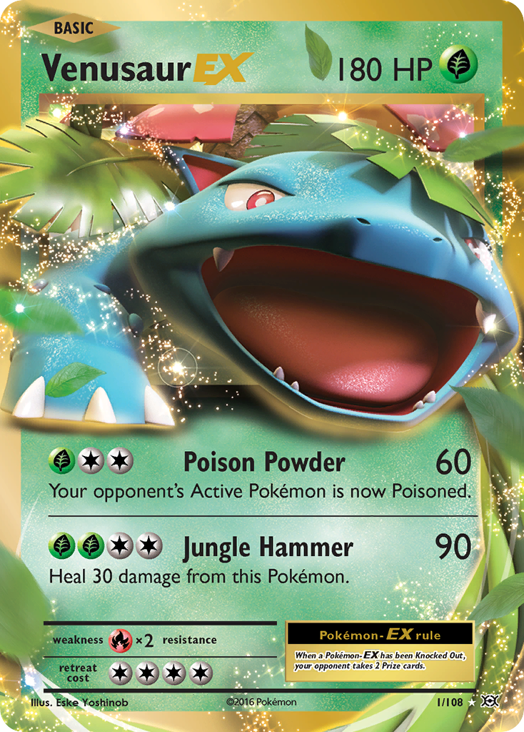 Venusaur EX (1/108) [XY: Evolutions] | Galactic Gamez