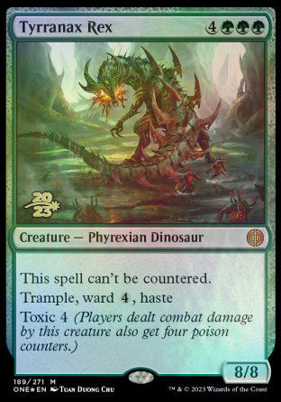 Tyrranax Rex [Phyrexia: All Will Be One Prerelease Promos] | Galactic Gamez