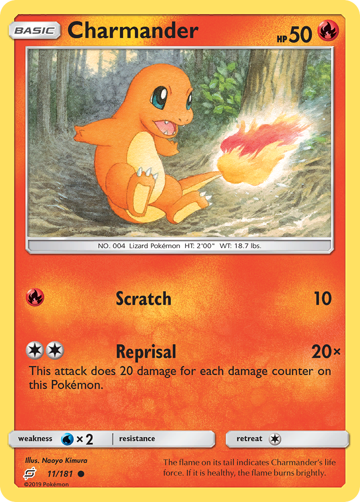 Charmander (11/181) [Sun & Moon: Team Up] | Galactic Gamez