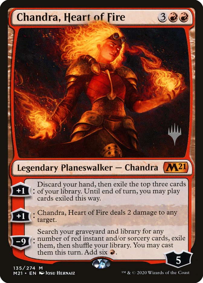 Chandra, Heart of Fire (Promo Pack) [Core Set 2021 Promos] | Galactic Gamez