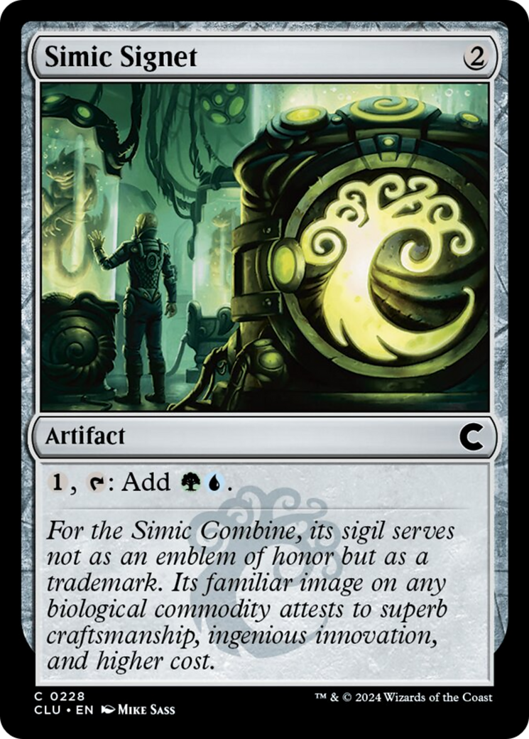 Simic Signet [Ravnica: Clue Edition] | Galactic Gamez