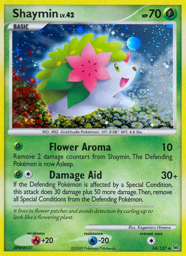 Shaymin (14/127) [Platinum: Base Set] | Galactic Gamez