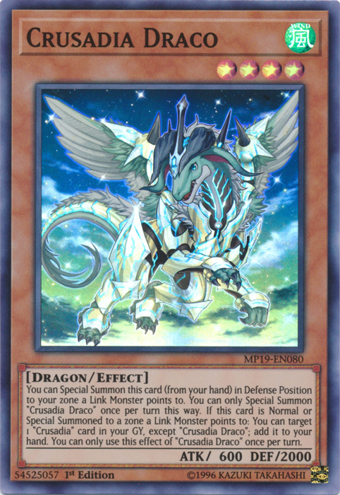 Crusadia Draco [MP19-EN080] Super Rare | Galactic Gamez