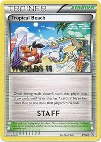 Tropical Beach (BW28) (Staff) [Black & White: Black Star Promos] | Galactic Gamez