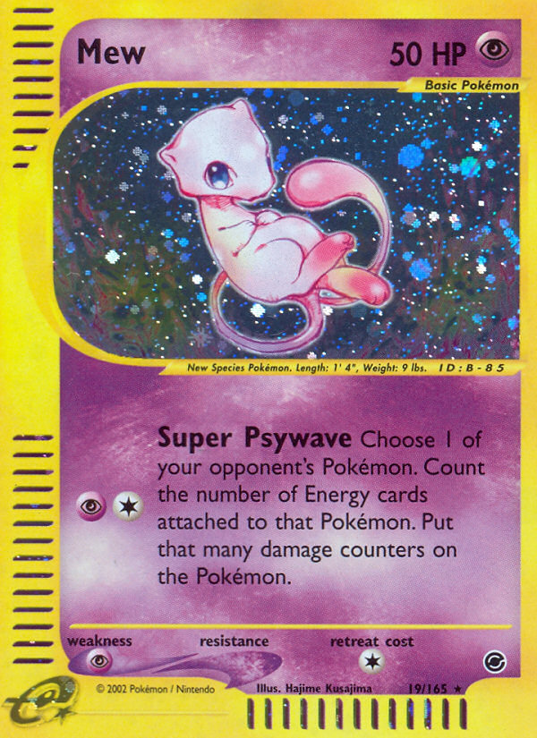 Mew (19/165) [Expedition: Base Set] | Galactic Gamez