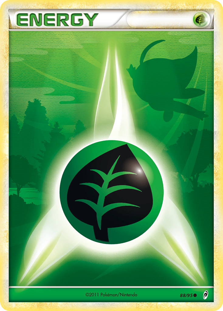 Grass Energy (88/95) [HeartGold & SoulSilver: Call of Legends] | Galactic Gamez