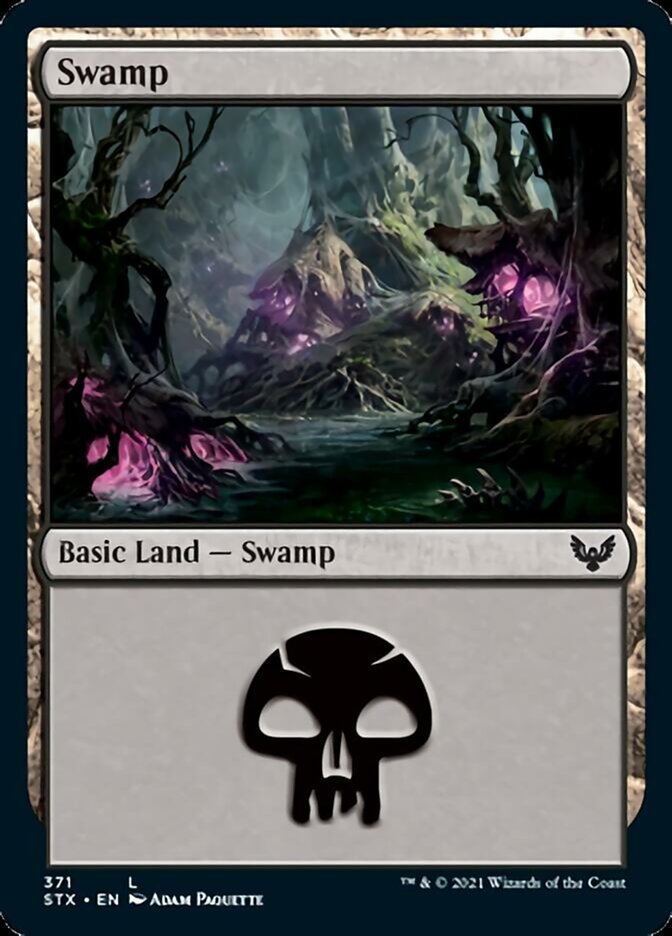 Swamp (#371) [Strixhaven: School of Mages] | Galactic Gamez