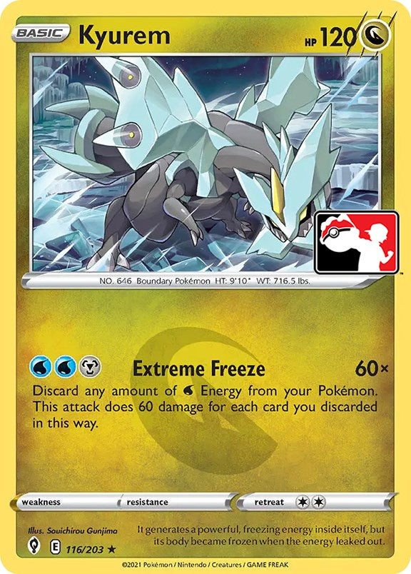 Kyurem (116/203) [Prize Pack Series One] | Galactic Gamez