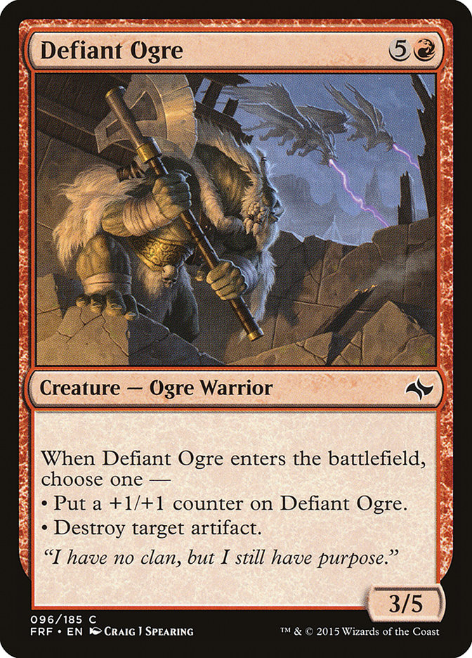 Defiant Ogre [Fate Reforged] | Galactic Gamez