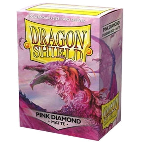 Dragon Shield 100ct Matte Pink Diamond | Galactic Gamez