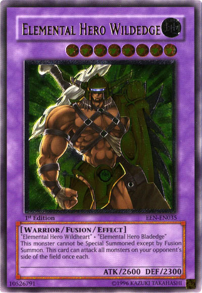 Elemental Hero Wildedge [EEN-EN035] Ultimate Rare | Galactic Gamez