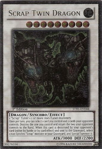 Scrap Twin Dragon [STBL-EN044] Ultimate Rare | Galactic Gamez