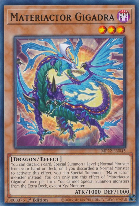Materiactor Gigadra [MP22-EN045] Common | Galactic Gamez