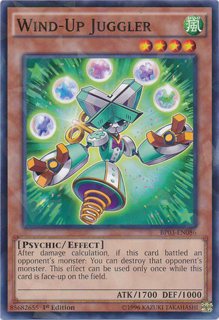 Wind-Up Juggler (Shatterfoil) [BP03-EN086] Rare | Galactic Gamez