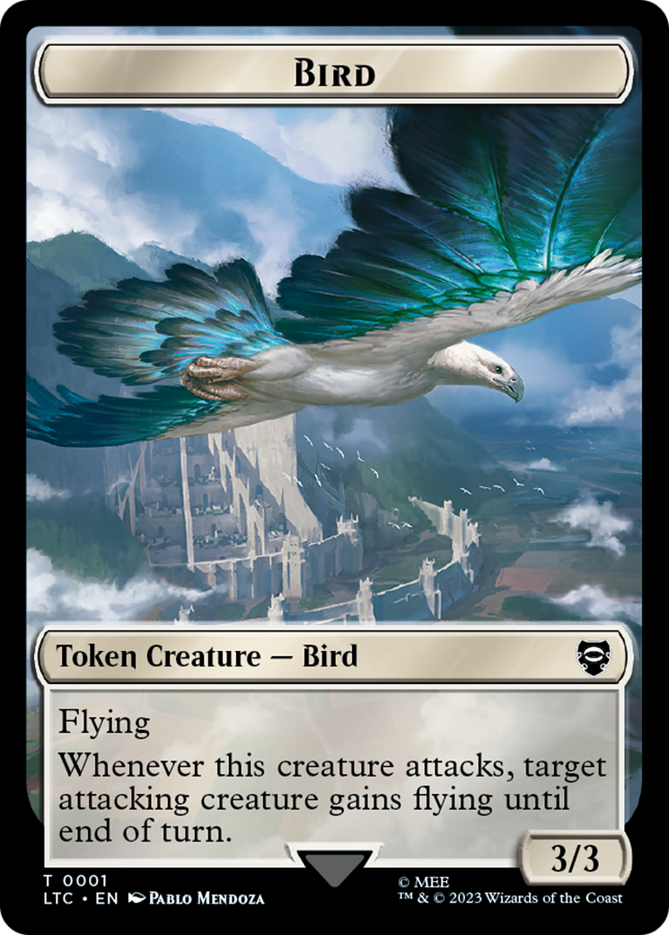 Bird // Goat Token [The Lord of the Rings: Tales of Middle-Earth Commander Tokens] | Galactic Gamez