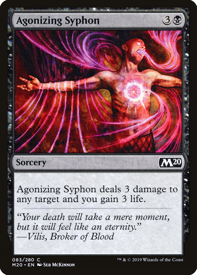 Agonizing Syphon [Core Set 2020] | Galactic Gamez