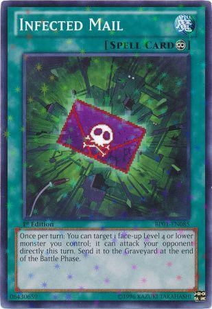 Infected Mail [BP01-EN085] Starfoil Rare | Galactic Gamez