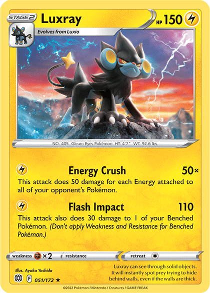 Luxray (051/172) [Sword & Shield: Brilliant Stars] | Galactic Gamez