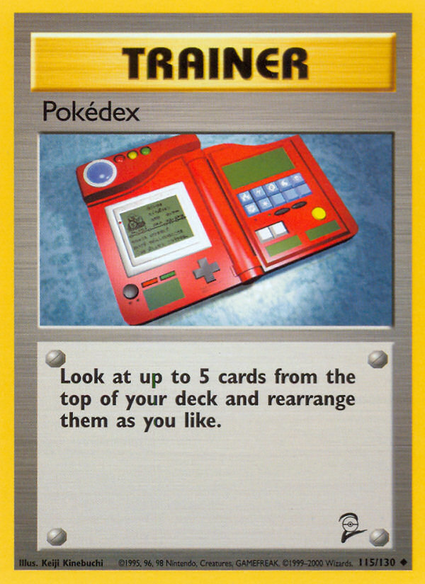 Pokedex (115/130) [Base Set 2] | Galactic Gamez