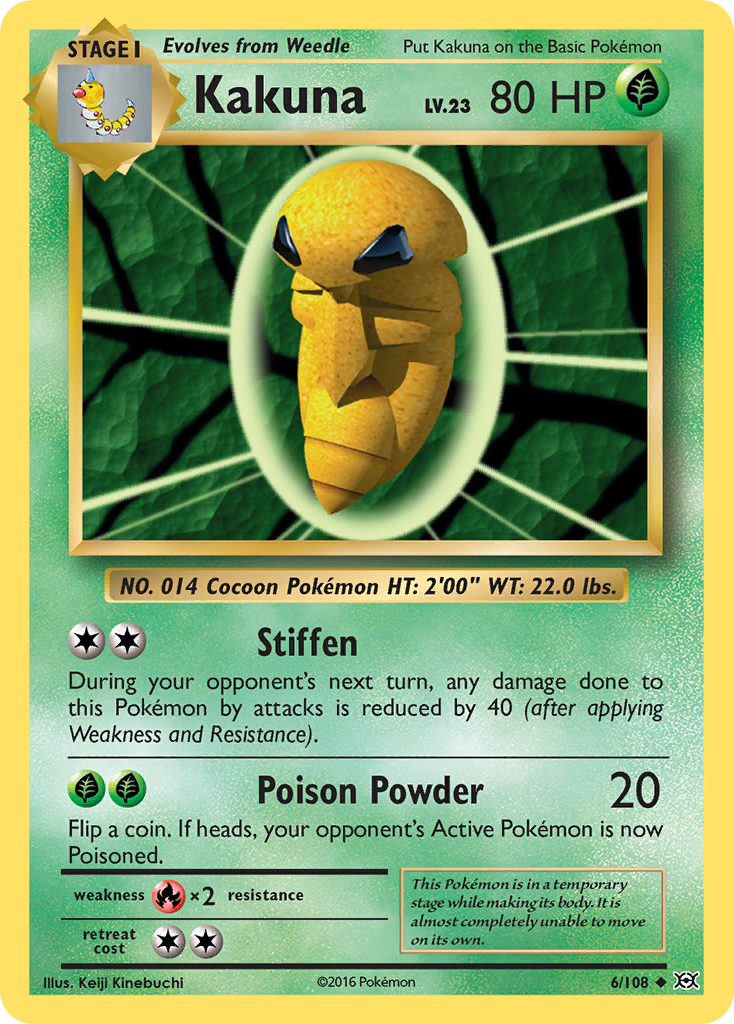 Kakuna (6/108) [XY: Evolutions] | Galactic Gamez