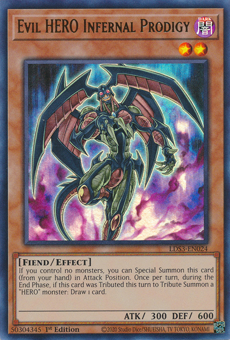 Evil HERO Infernal Prodigy [LDS3-EN024] Ultra Rare | Galactic Gamez