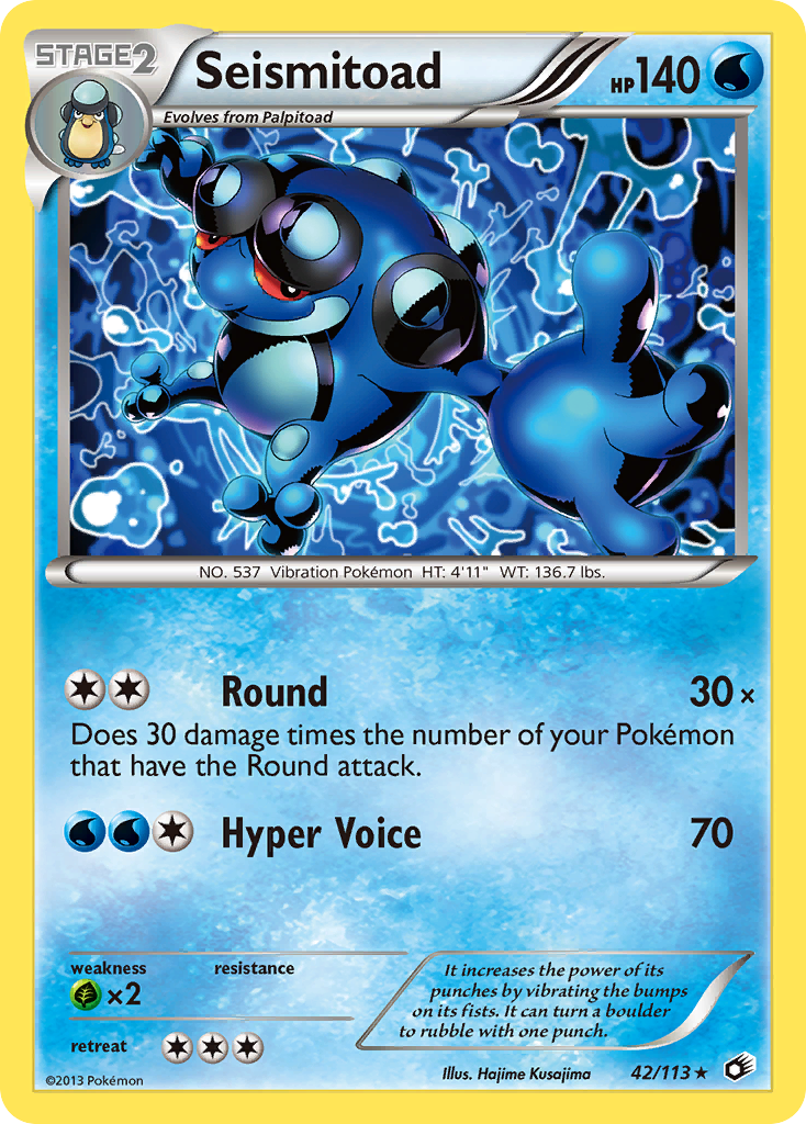 Seismitoad (42/113) [Black & White: Legendary Treasures] | Galactic Gamez