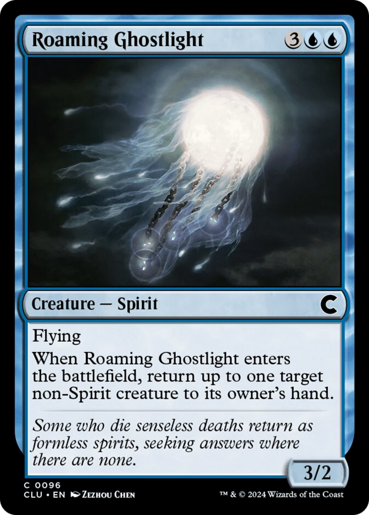 Roaming Ghostlight [Ravnica: Clue Edition] | Galactic Gamez