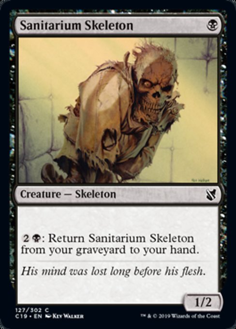 Sanitarium Skeleton [Commander 2019] | Galactic Gamez