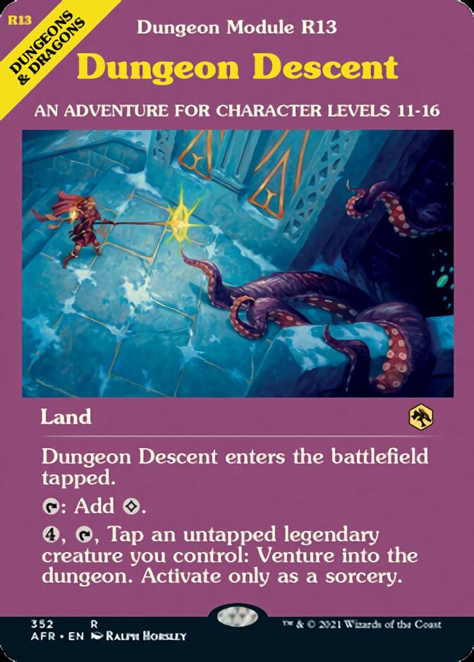 Dungeon Descent (Dungeon Module) [Dungeons & Dragons: Adventures in the Forgotten Realms] | Galactic Gamez