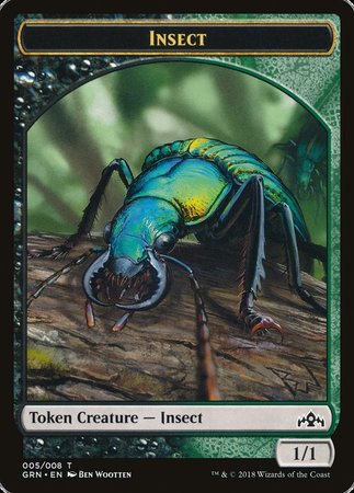 Insect Token [Guilds of Ravnica Tokens] | Galactic Gamez
