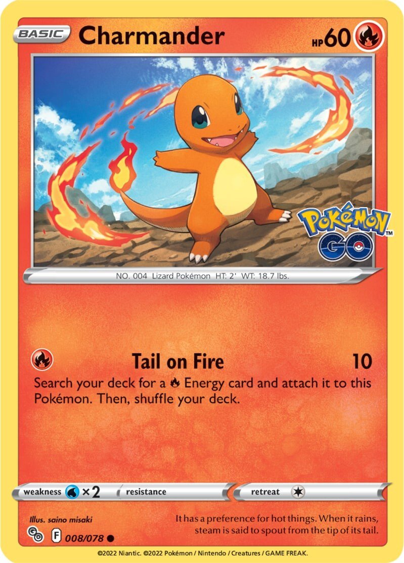 Charmander (008/078) [Pokémon GO] | Galactic Gamez