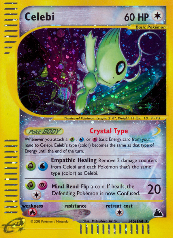 Celebi (145/144) [Skyridge] | Galactic Gamez