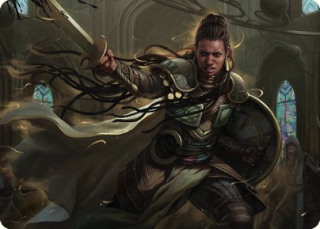 Shanna, Purifying Blade Art Card 1 [Dominaria United Art Series] | Galactic Gamez
