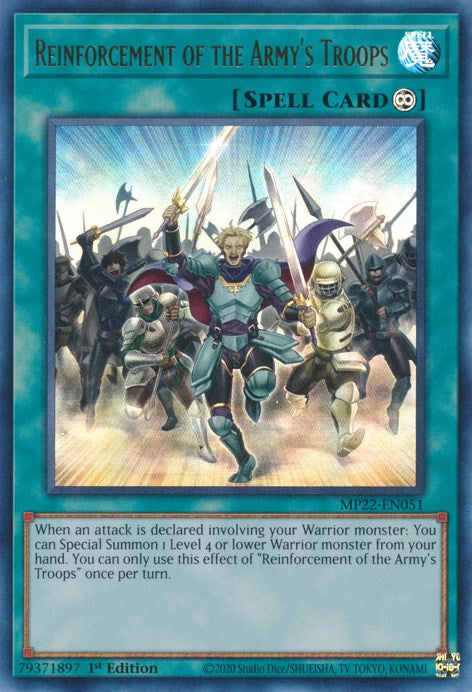 Reinforcement of the Armys Troops [MP22-EN051] Ultra Rare | Galactic Gamez