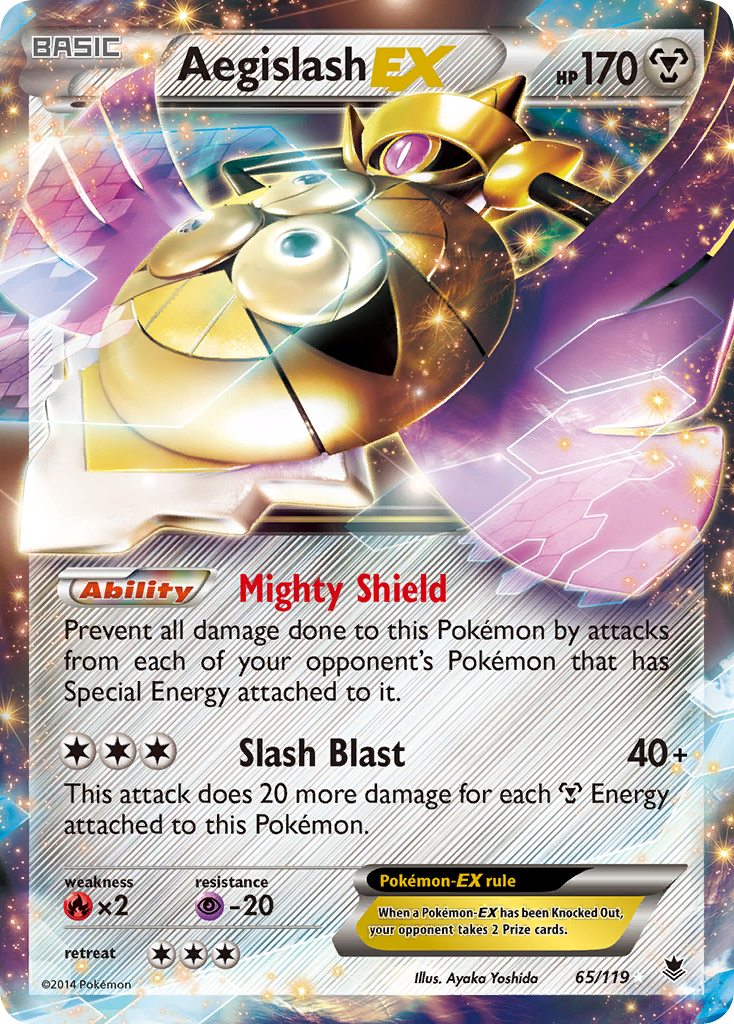 Aegislash EX (65/119) [XY: Phantom Forces] | Galactic Gamez