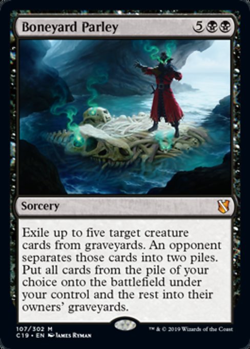 Boneyard Parley [Commander 2019] | Galactic Gamez