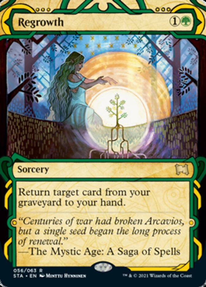 Regrowth (Etched Foil) [Strixhaven Mystical Archive] | Galactic Gamez