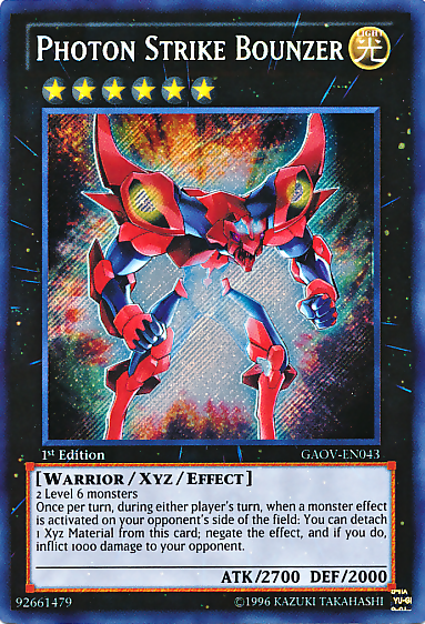 Photon Strike Bounzer [GAOV-EN043] Secret Rare | Galactic Gamez