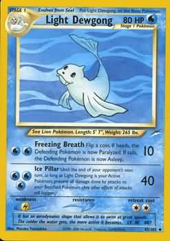 Light Dewgong (45/105) [Neo Destiny Unlimited] | Galactic Gamez