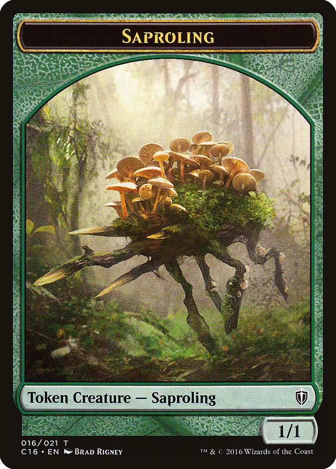 Saproling (016/021) [Commander 2016 Tokens] | Galactic Gamez