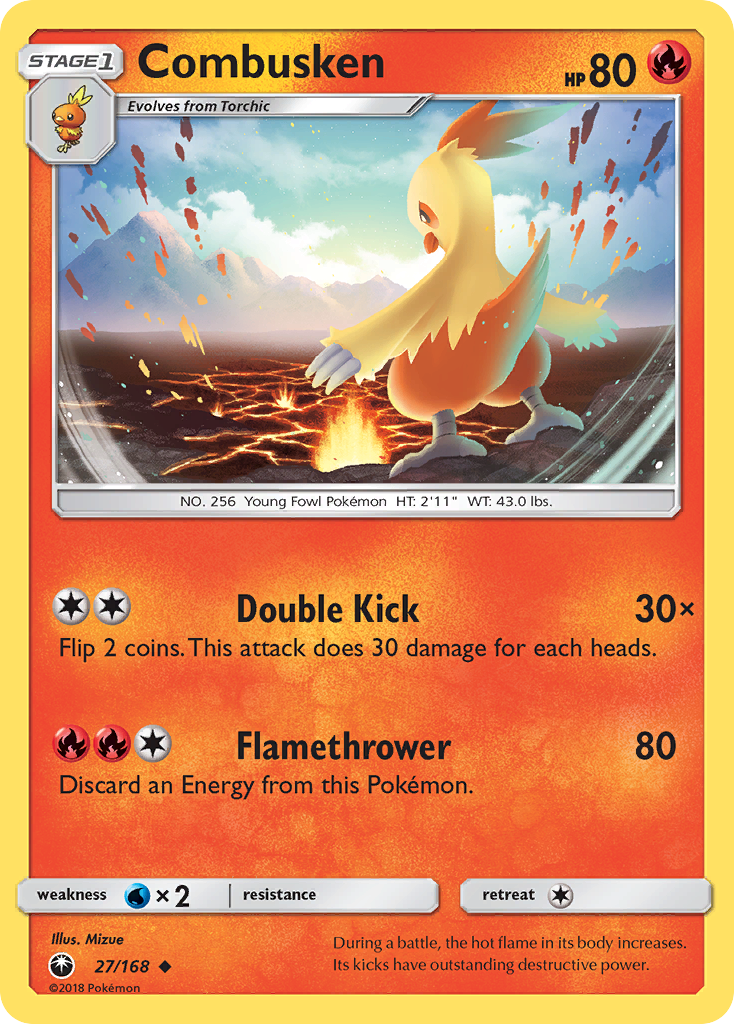 Combusken (27/168) [Sun & Moon: Celestial Storm] | Galactic Gamez