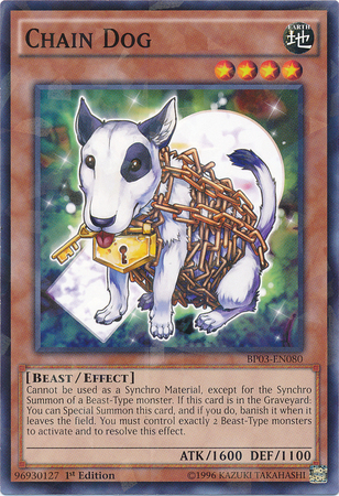 Chain Dog (Shatterfoil) [BP03-EN080] Common | Galactic Gamez