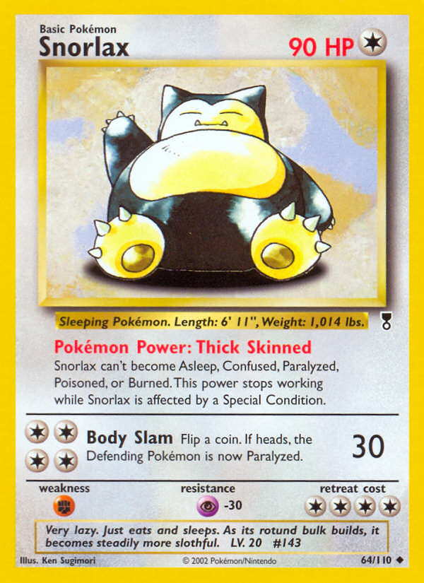 Snorlax (64/110) [Legendary Collection] | Galactic Gamez