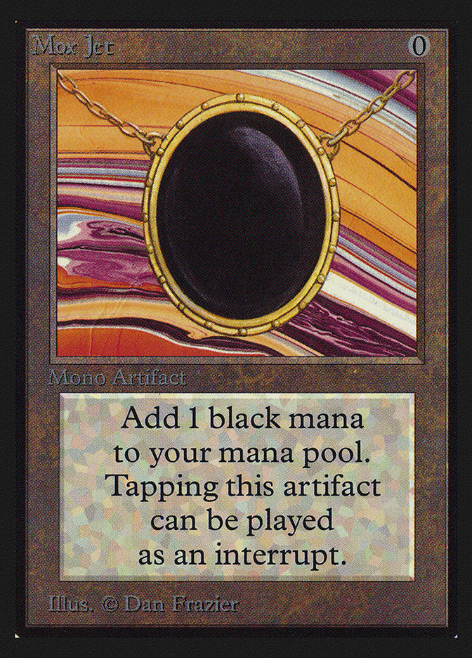 Mox Jet (Black Stone) [International Collectors’ Edition] | Galactic Gamez