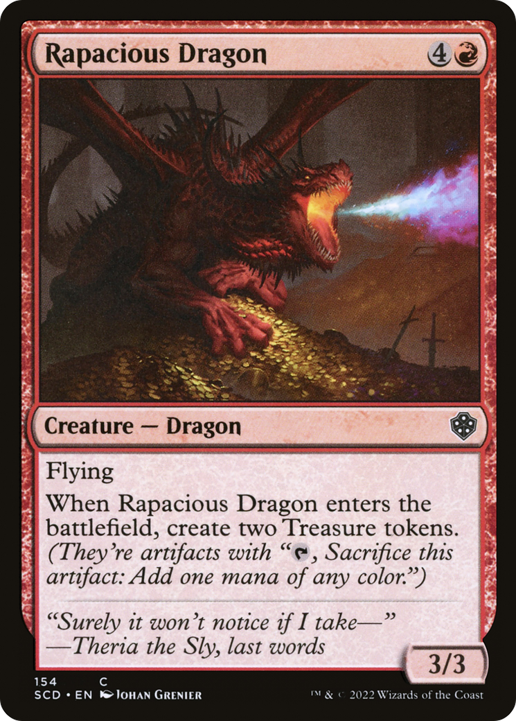 Rapacious Dragon [Starter Commander Decks] | Galactic Gamez