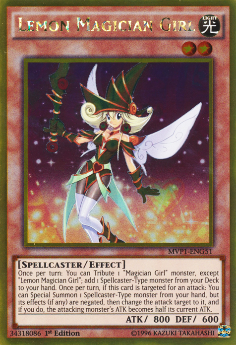 Lemon Magician Girl [MVP1-ENG51] Gold Rare | Galactic Gamez