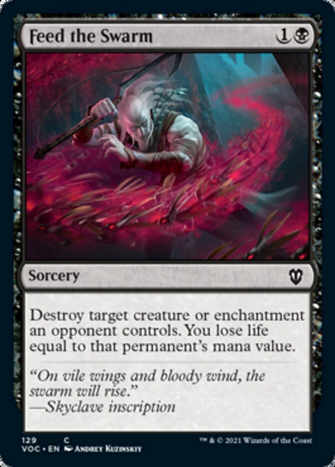Feed the Swarm [Innistrad: Crimson Vow Commander] | Galactic Gamez