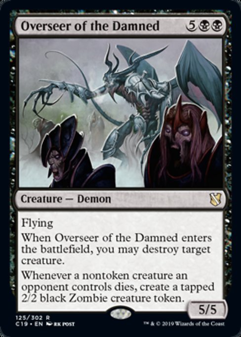 Overseer of the Damned [Commander 2019] | Galactic Gamez